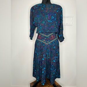 VTG Reo Originals women’s Paisley print dress size 12.